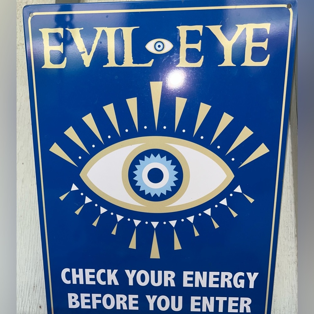 metal sign